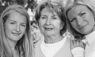 3 generations of women