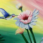 Painting of hummingbird